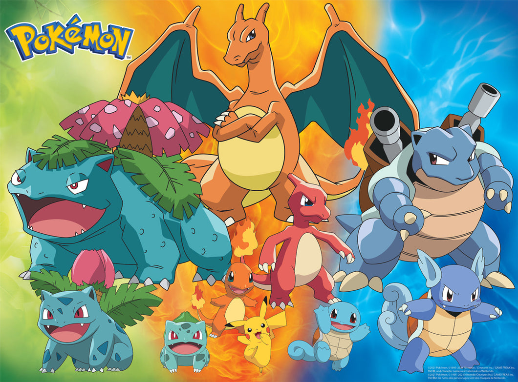 Essbares Tortenbild - Starter Pokemon Kanto